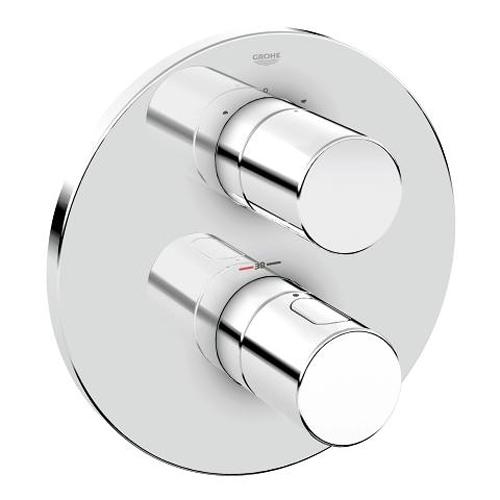 Grohe Grohtherm Cosmopolitan Single Lever Thermostat with Integrated 2 Way Diverter for Bath or Shower and More Than One Outlet - Unbeatable Bathrooms
