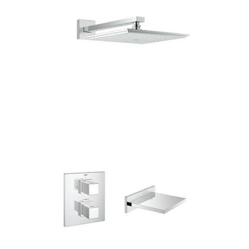 Grohe Grohtherm Cube Bath or Shower Solution Pack 2 - Unbeatable Bathrooms
