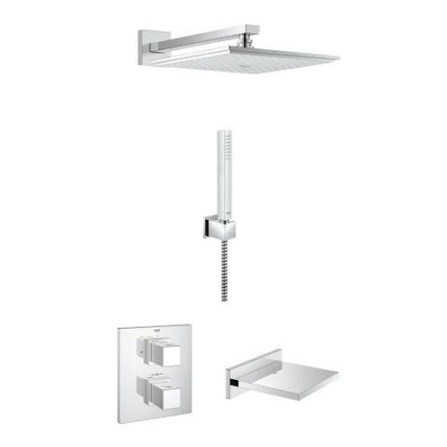 Grohe Grohtherm Cube Bath or Shower Solution Pack 5 - Unbeatable Bathrooms