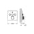 Grohe Grohtherm Moon White Smartcontrol Thermostat for Concealed Installation with 3 Valves - Unbeatable Bathrooms