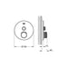 Grohe Grohtherm Moon White Smartcontrol Thermostat for Concealed Installation with One Valve - Unbeatable Bathrooms