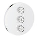 Grohe Grohtherm Moon White Smartcontrol Triple Volume Control Trim - Unbeatable Bathrooms