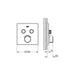 Grohe Grohtherm Smartcontrol Concealed Mixer with 2 Valves - Unbeatable Bathrooms