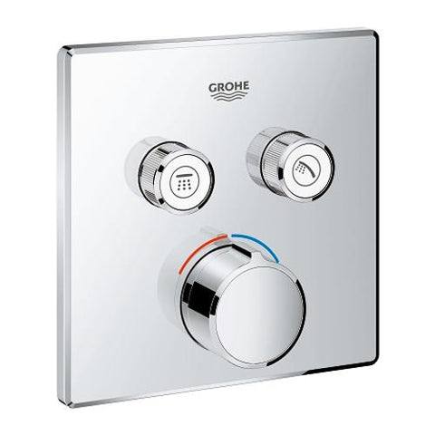 Grohe Grohtherm Smartcontrol Concealed Mixer with 2 Valves - Unbeatable Bathrooms