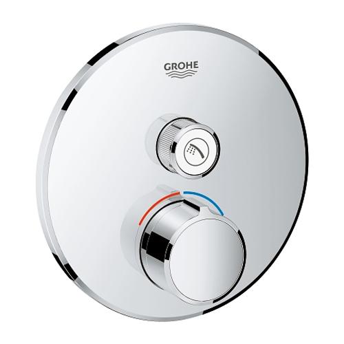 Grohe Grohtherm Smartcontrol Concealed Mixer with One Valve for Modern Bathrooms - Unbeatable Bathrooms