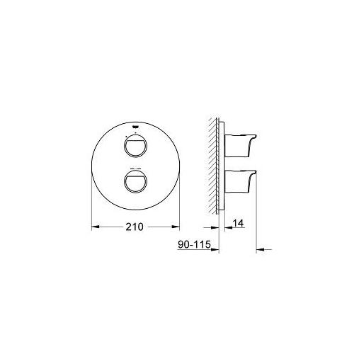 Grohe Grohtherm Thermostatic Shower Mixer - Unbeatable Bathrooms