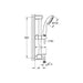 Grohe New Tempesta Chrome Shower Rail Set with 3 Sprays and Soap Dish - Unbeatable Bathrooms