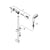Grohe New Tempesta Chrome Shower Rail Set with 3 Sprays and Super-Insulated Water Guide Channels - Unbeatable Bathrooms