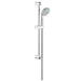 Grohe New Tempesta Chrome Shower Rail Set with 3 Sprays and Super-Insulated Water Guide Channels - Unbeatable Bathrooms