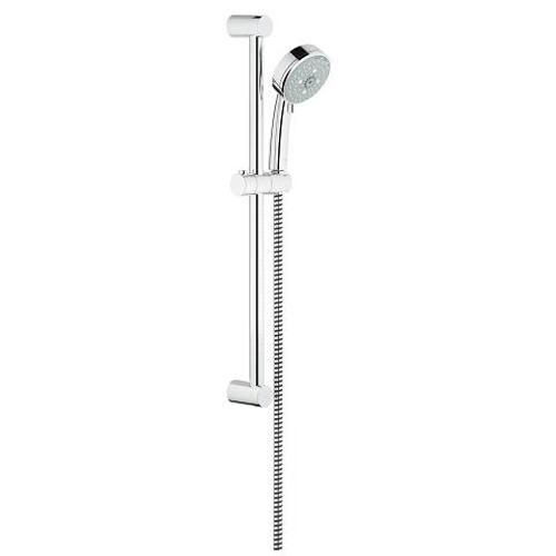 Grohe New Tempesta Cosmopolitan Chrome Shower Rail Set with 4 Sprays - Unbeatable Bathrooms