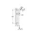 Grohe New Tempesta Cosmopolitan Shower Rail Set with 2 Sprays - Unbeatable Bathrooms