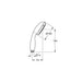 Grohe New Tempesta Hand Shower with 2 Sprays and Anti Limescale System - Unbeatable Bathrooms