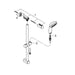 Grohe New Tempesta Shower Head and 600Mm Rail Set with 1 Spray - Unbeatable Bathrooms