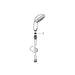 Grohe New Tempesta Wall Holder Set with 2 Sprays - Unbeatable Bathrooms