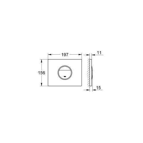 Grohe Ondus Flush Plate - Unbeatable Bathrooms