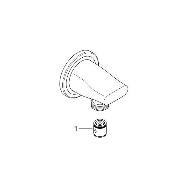 Grohe Ondus Shower Outlet Elbow - Unbeatable Bathrooms