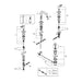 Grohe Quadra 1/2 Inch Small Size Three Hole Basin Mixer - Unbeatable Bathrooms