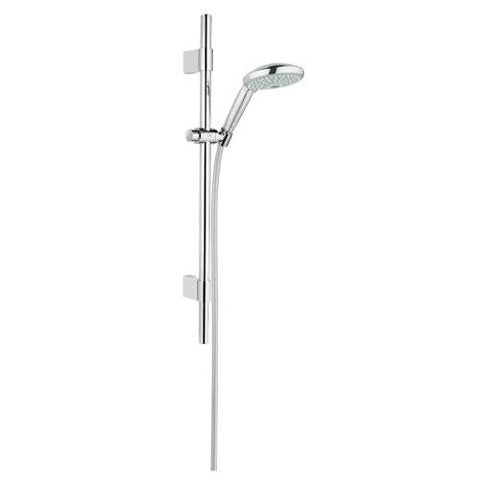 Grohe Rainshower Classic Chrome Shower Rail Set with 3 Sprays - Unbeatable Bathrooms