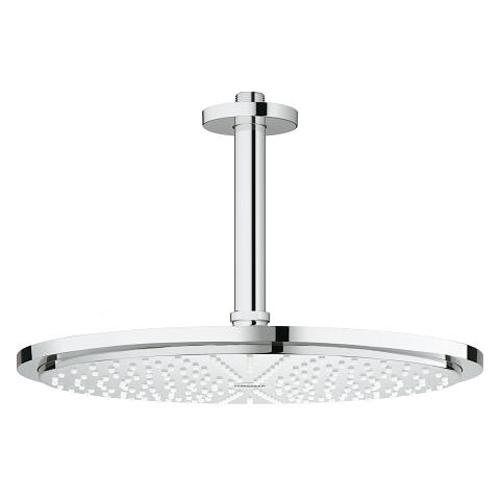 Grohe Rainshower Cosmopolitan Chrome Ceiling Shower Head Set with 1 Spray and Anti-Limescale System - Unbeatable Bathrooms