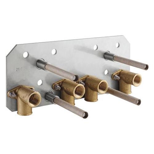 Grohe Rainshower F Series 15 Inch Roughing in Set for Floor Mounted Bath Spout and Bath or Shower Mixer - Unbeatable Bathrooms