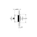 Grohe Rainshower F Series 5 Inch Side Shower Concealed Body with 1 Spray - Unbeatable Bathrooms