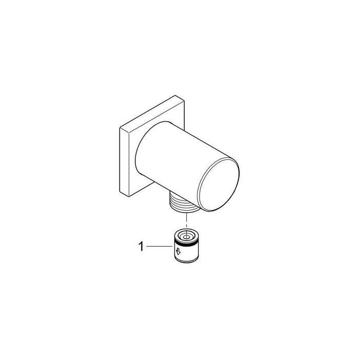 Grohe RainShower Outlet Elbow - Unbeatable Bathrooms