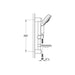 Grohe Rainshower Rustic Shower Rail Set with 3 Sprays - Unbeatable Bathrooms