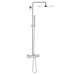 Grohe Rainshower System Chrome with Thermostat for Wall Mounting - Unbeatable Bathrooms