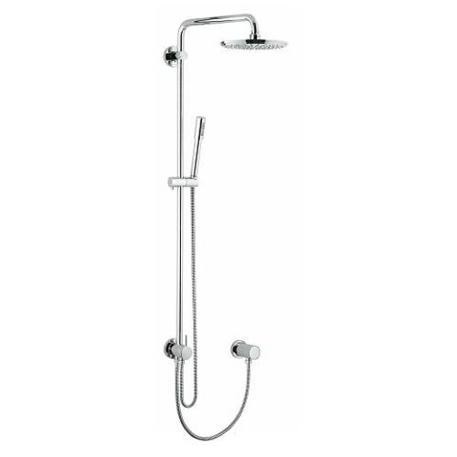 Grohe Rainshower System Shower with Diverter and Mounted on A Ball Joint - Unbeatable Bathrooms