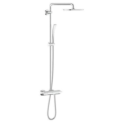 Grohe Rainshower System Veris with Thermostat for Wall Mounting - Unbeatable Bathrooms