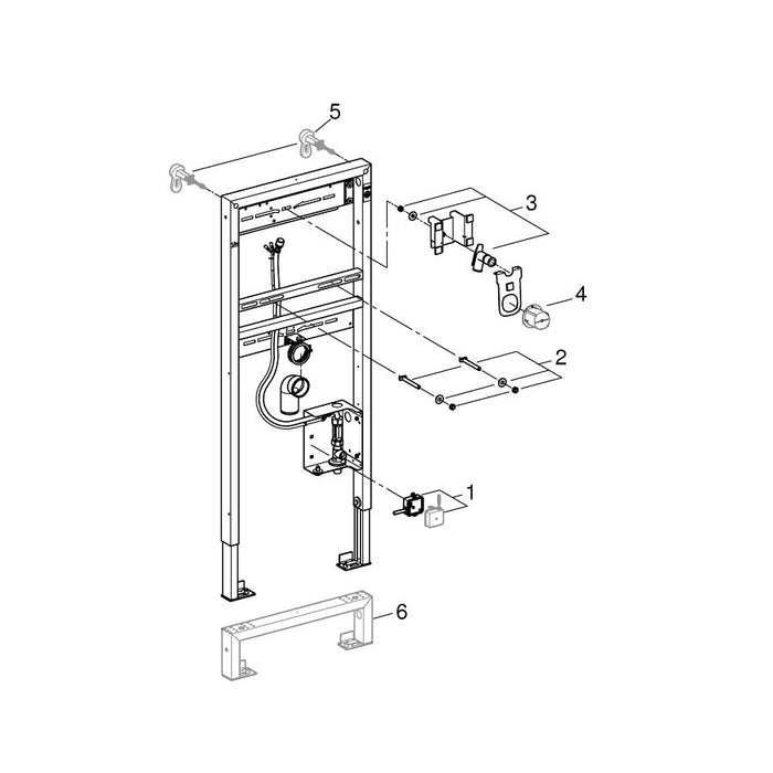 Grohe Rapid SL Installation System for Basin - Unbeatable Bathrooms