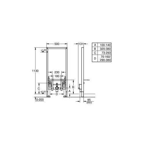 Grohe Rapid SL Installation System for Bidet - Unbeatable Bathrooms
