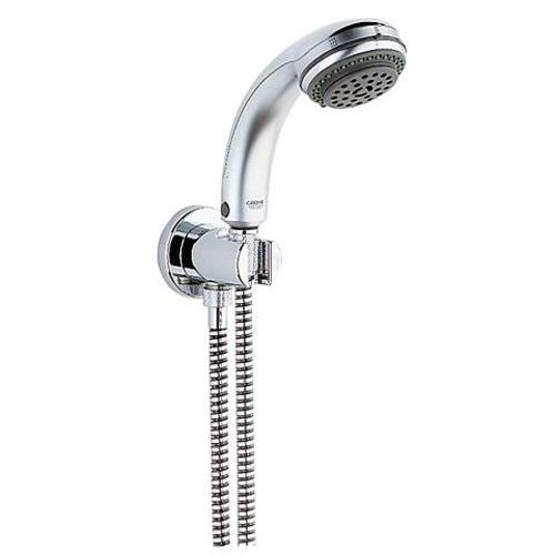 Grohe Relexa 1/2 Inch Shower Outlet Elbow with Wall Shower Holder - Unbeatable Bathrooms