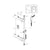 Grohe Relexa Trio Shower Rail Set with 3 Sprays - Unbeatable Bathrooms