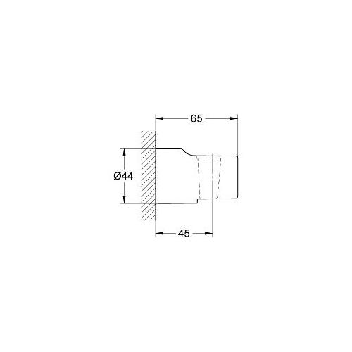 Grohe Relexa Wall Hand Shower Holder - Unbeatable Bathrooms