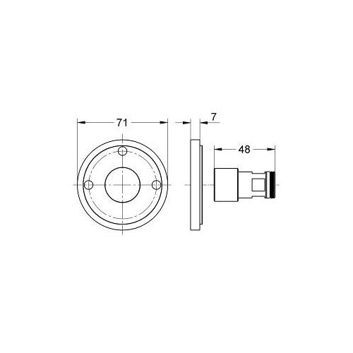 Grohe Retro Fit Spacer - Unbeatable Bathrooms