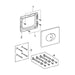 Grohe Skate Air Flush Plate for Horizontal Installation - Unbeatable Bathrooms