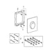 Grohe Skate Air Flush Plate for Vertical Installation - Unbeatable Bathrooms