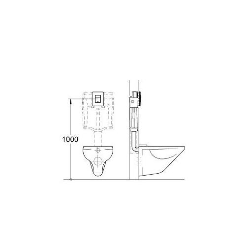 Grohe Skate Cosmopolitan Flush Plate for Dual Flush or Start and Stop Actuation - Unbeatable Bathrooms