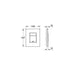 Grohe Skate Cosmopolitan Flush Plate for Dual Flush or Start and Stop Actuation - Unbeatable Bathrooms