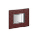 Grohe Skate Cosmopolitan Flush Plate with Leather Surface and Quilted - Unbeatable Bathrooms