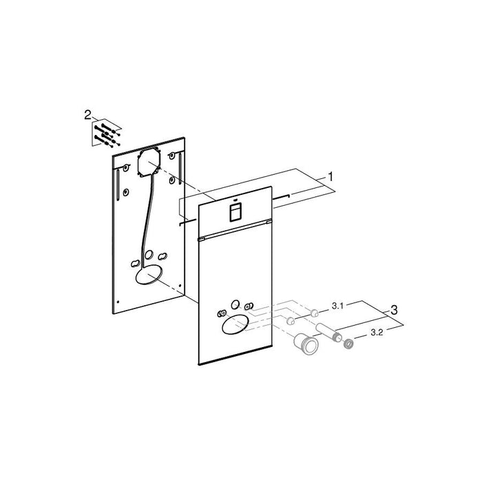 Grohe Skate Cosmopolitan Glass Cover - Unbeatable Bathrooms