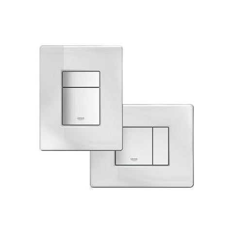 Grohe Skate Cosmopolitan Mirror Glass Flush Plate - Unbeatable Bathrooms