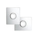 Grohe Skate Flush Plate for Pneumatic Drop Valve - Unbeatable Bathrooms