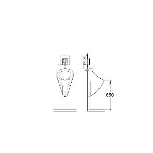 Grohe Tectron Surf Infra Red Chrome Electronic for Urinal - Unbeatable Bathrooms