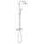 Grohe Tempesta Cosmopolitan Chrome Shower System with Thermostat for Wall Mounting - Unbeatable Bathrooms