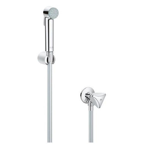 Grohe Tempesta F Trigger Spray Wall Holder Set with Angle Valve - Unbeatable Bathrooms