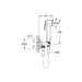 Grohe Tempesta F Trigger Spray Wall Holder Set with Self Closing Angle Valve and 1 Spray - Unbeatable Bathrooms
