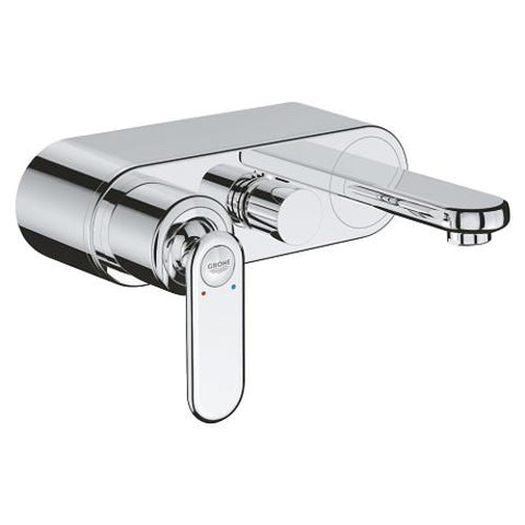 Grohe Veris 1/2 Inch Single Lever Wall Mounted Bath or Shower Mixer - Unbeatable Bathrooms