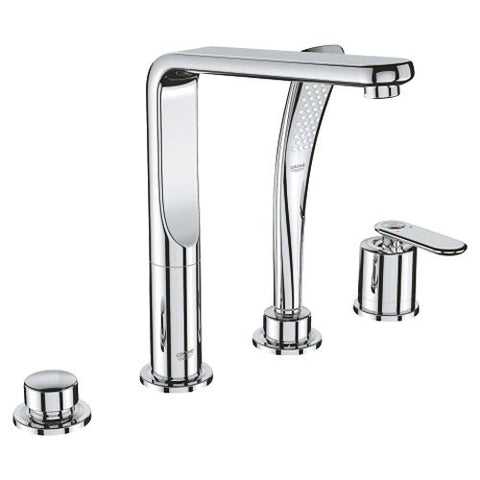 Grohe Veris 4 Hole Single Lever Bath Combination - Unbeatable Bathrooms